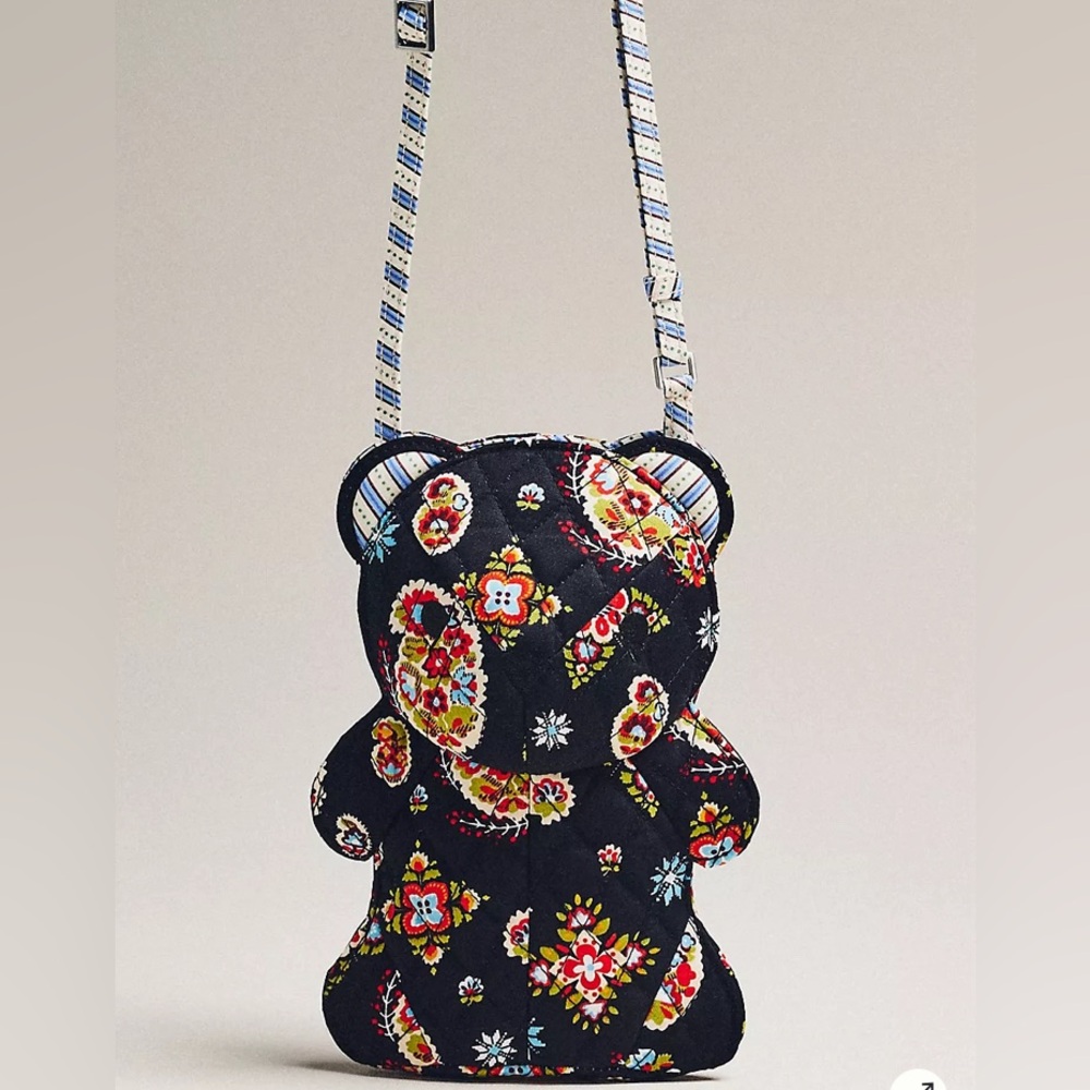 Price Firm Vera Bradley Anthropologie Bear Crossbody Diamond Patchwork NorthStar